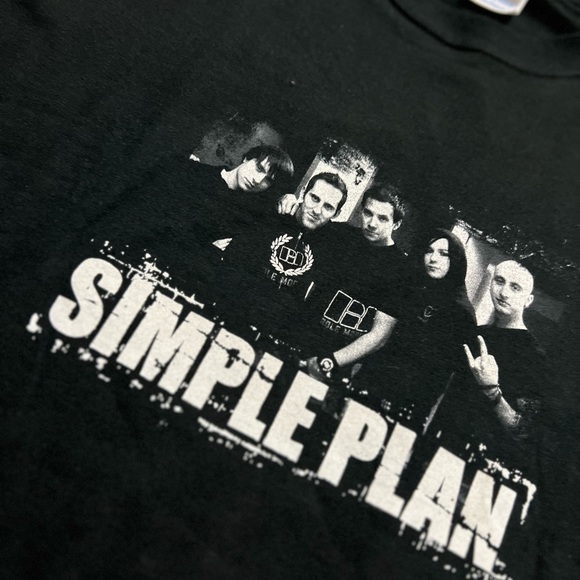 Vintage Y2K SIMPLE PLAN Graphic Shirt - Picture 3 of 5
